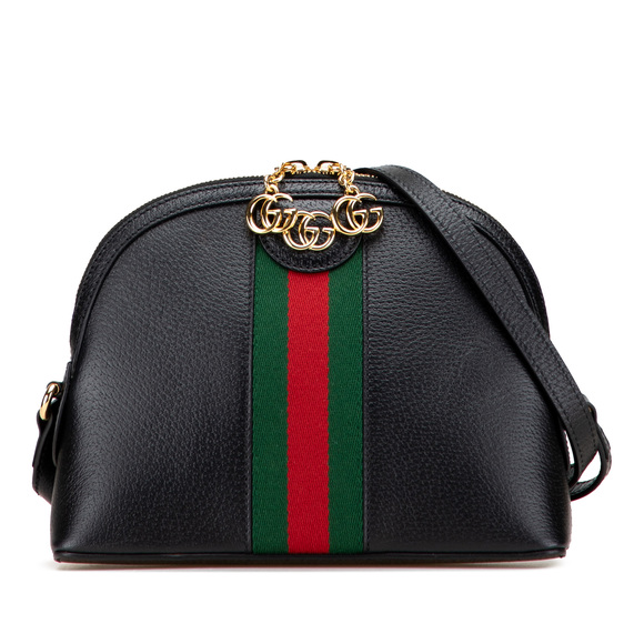 Pre-Loved Gucci Small Calfskin Ophidia Dome Crossbody - Picture 1 of 10